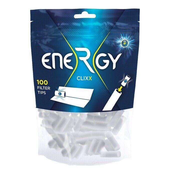 10x 100er Energy Plus CLIXX Filter Tips  (ein Gebinde)