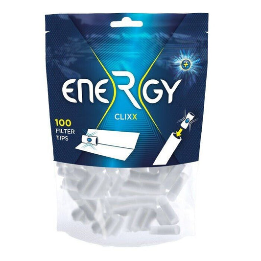 10x 100er Energy Plus CLIXX Filter Tips  (ein Gebinde)