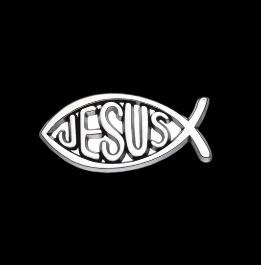 Vintage Pin - " Holy JESUS " - Accessoires for Freshness